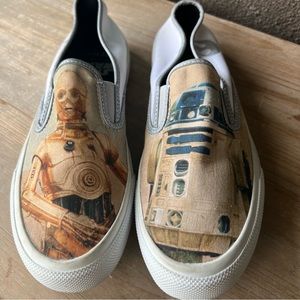 Sperry x Star Wars Cloud Slip On R2-D2 3-CPO Droids Canvas Shoes Women’s 8.5